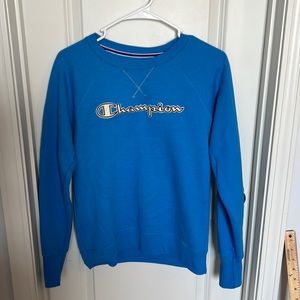 Champion, Blue , Size Small, Sweatshirt